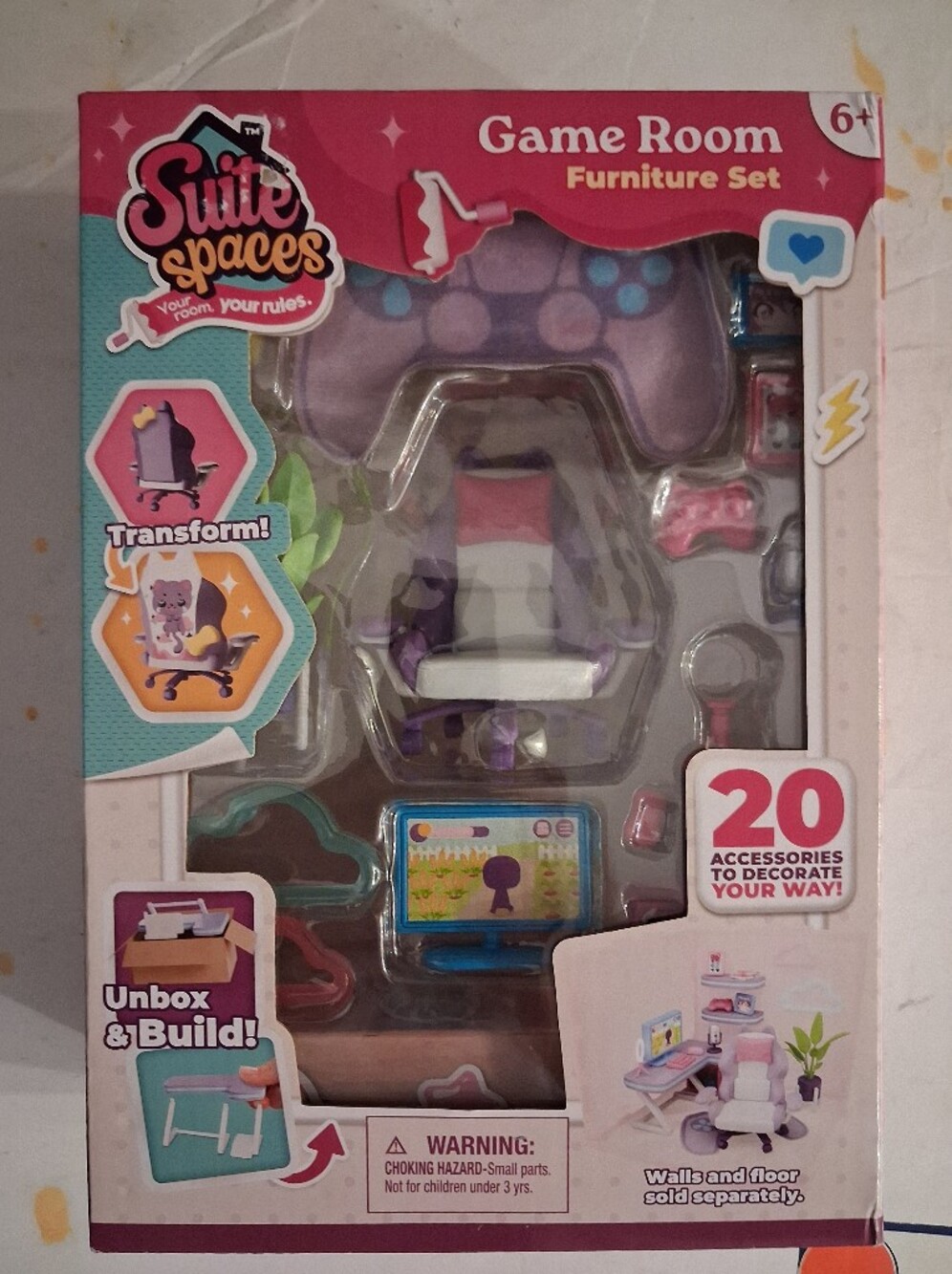 Suite Spaces Game Room Pack: Build the Dollhouse of Your Dreams
